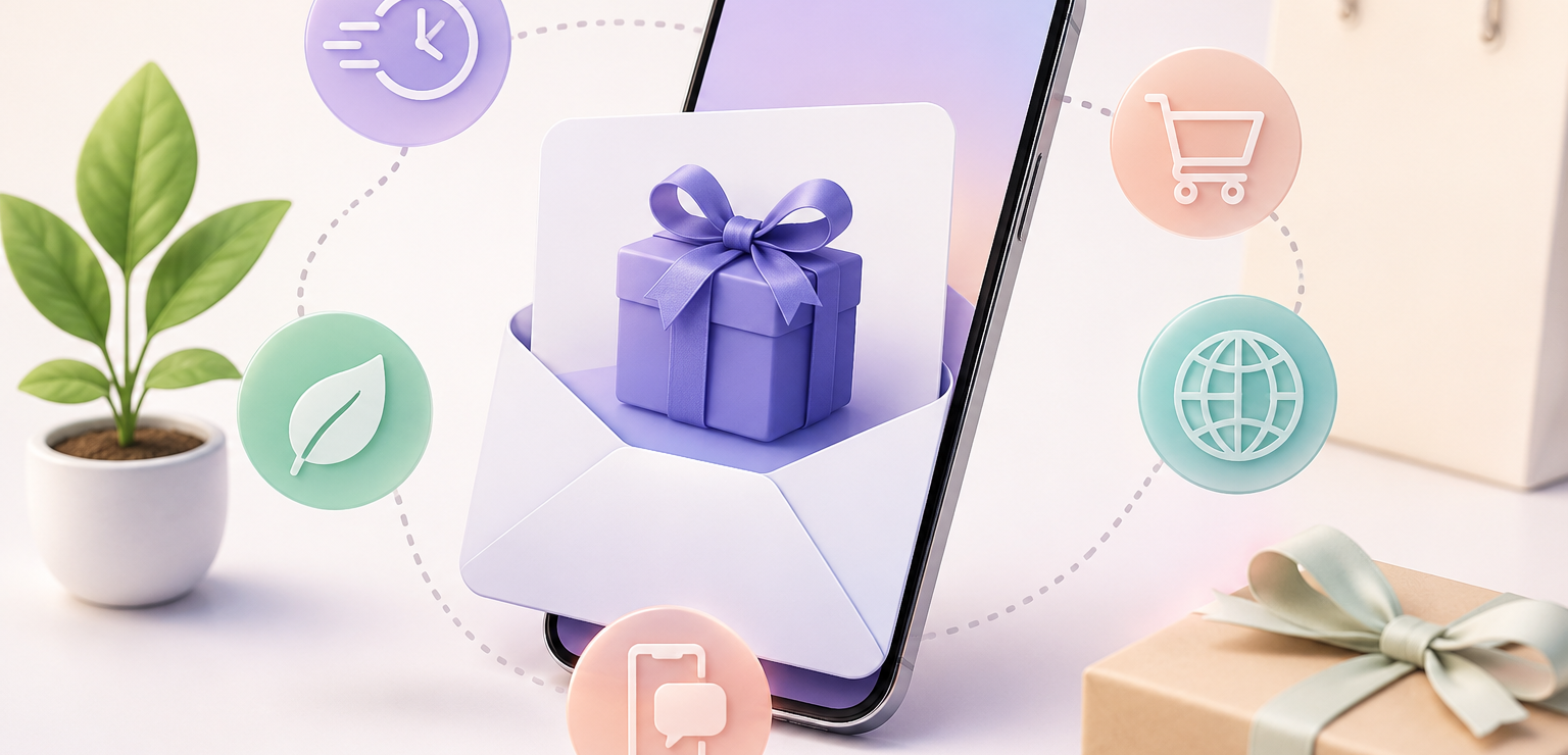 5 důvodů, proč jsou digitální dárkové karty budoucností